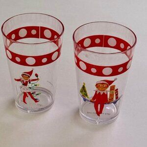 POTTERY BARN KIDS Christmas Elf On The Shelf tumbler cups